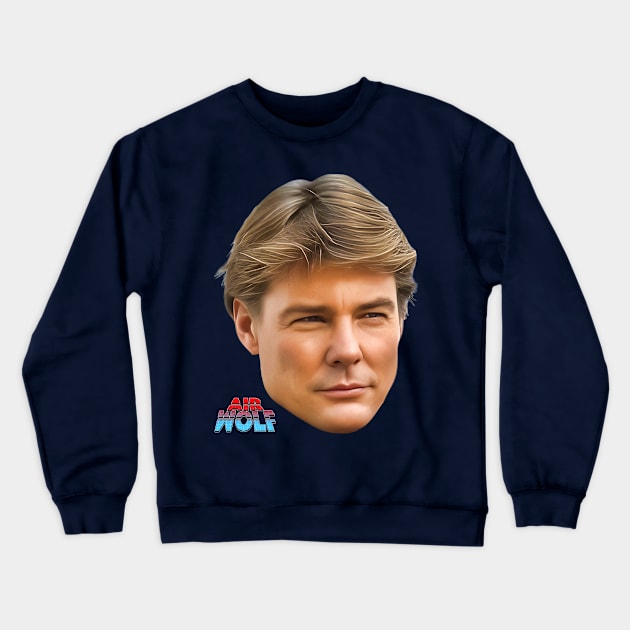 AIRWOLF - Stringfellow Hawke Crewneck Sweatshirt by darklordpug